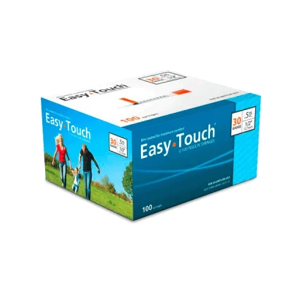 EasyTouch U-100 Insulin Syringes (Box of 100)