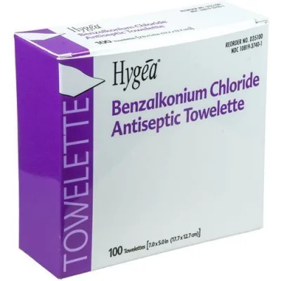 Hygea Benzalkonium Chloride Antiseptic Towelette buy