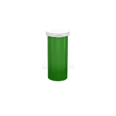 Green 13 Dram Bottle with Child Resistant Cap