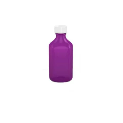 16oz Violet ColorSafe Oval Bottle w/ Child Resistant Cap